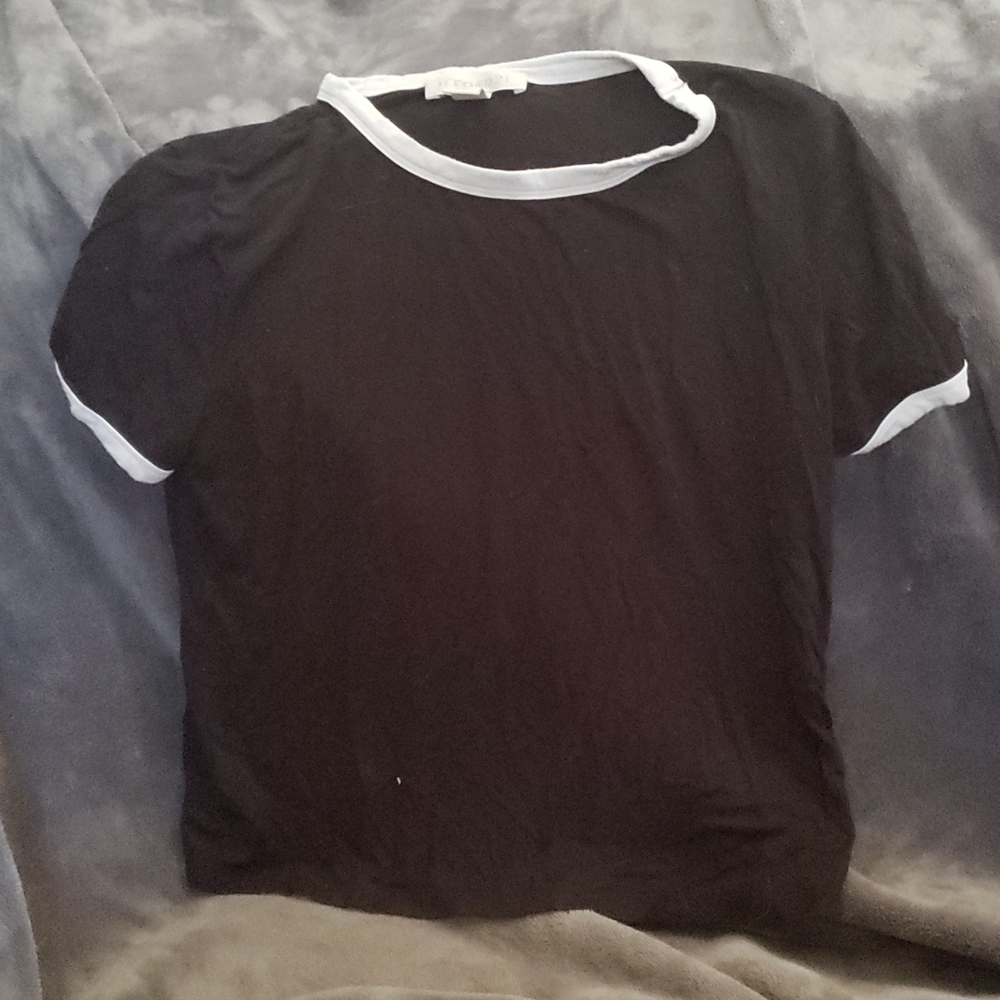 Black crop top